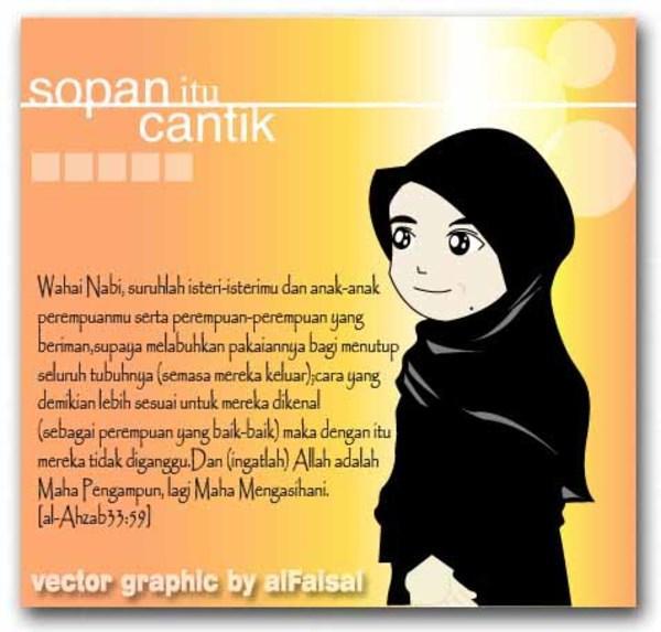 wallpaper muslimah kartun. islami Wanita+muslimah